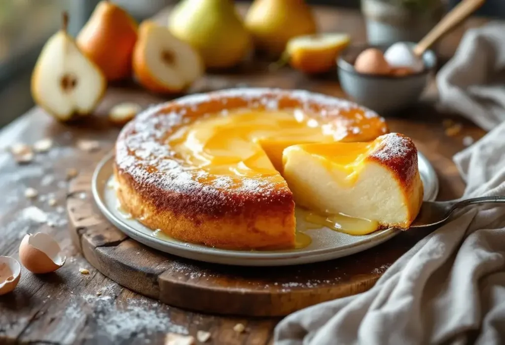 Fondant aux poires, cœur coulant et croûte dorée : un dessert raffiné tout en douceur