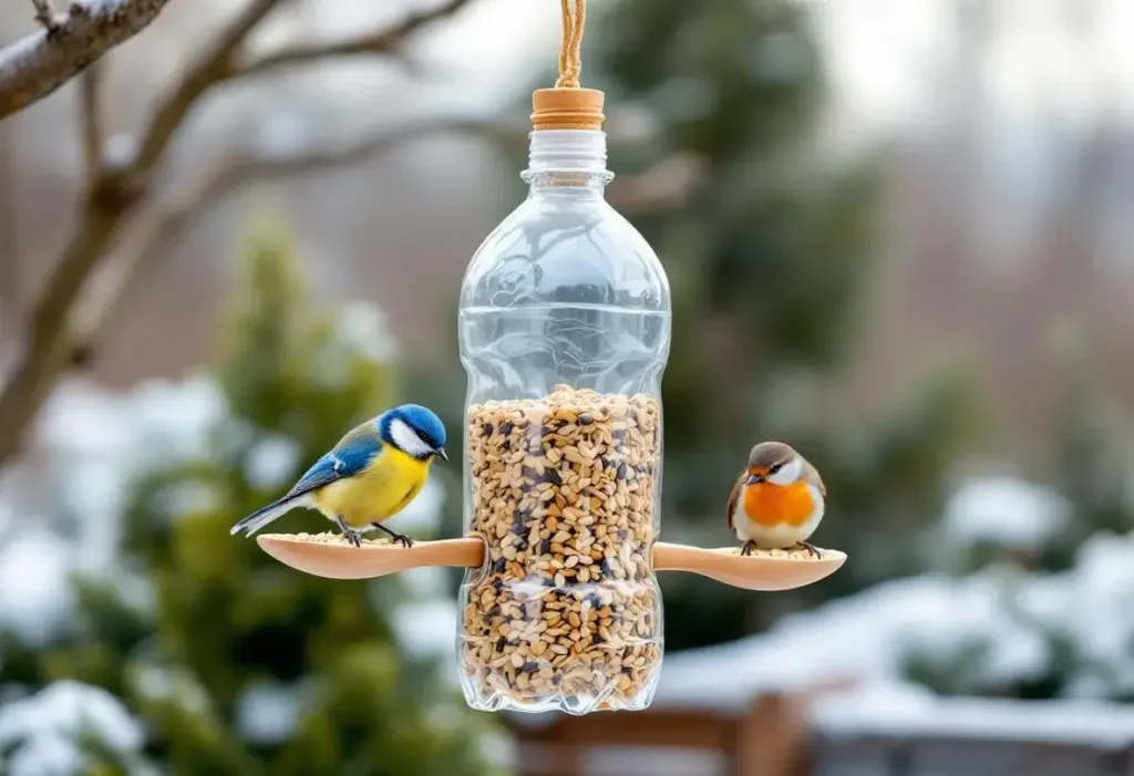 Voici comment une bouteille plastique se transforme en mangeoire idéale pour les oiseaux