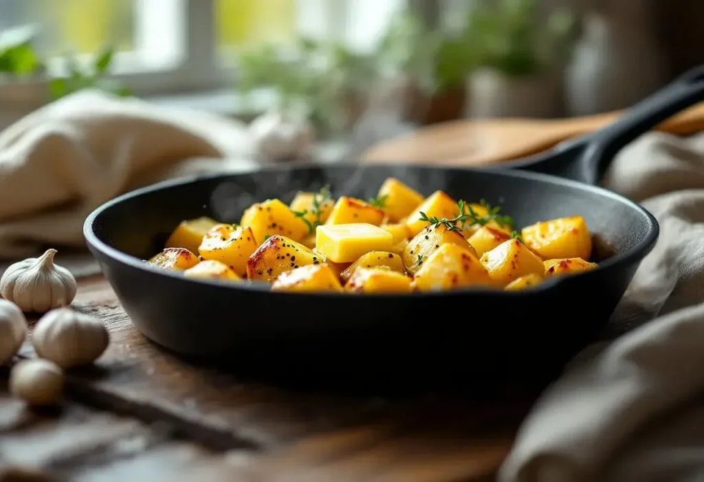 Ajoutez-le aux pommes de terre pendant la cuisson, elles seront encore plus savoureuses, parfumées et ultra moelleuses