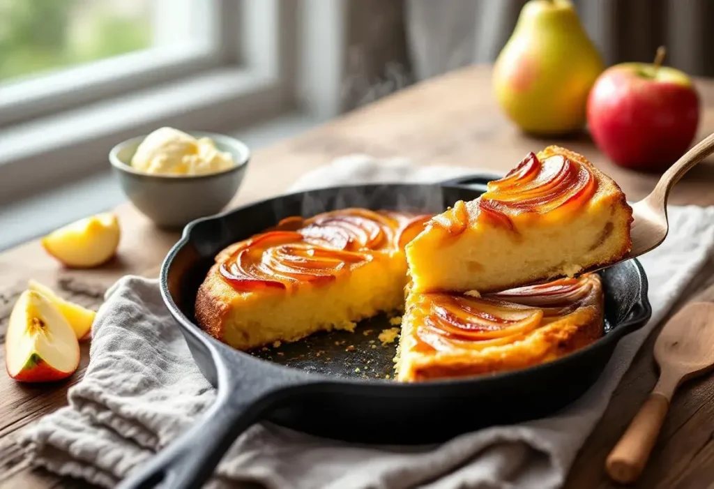 Ce gâteau aux pommes à la poêle va vite devenir votre nouveau dessert fétiche (facile et rapide)