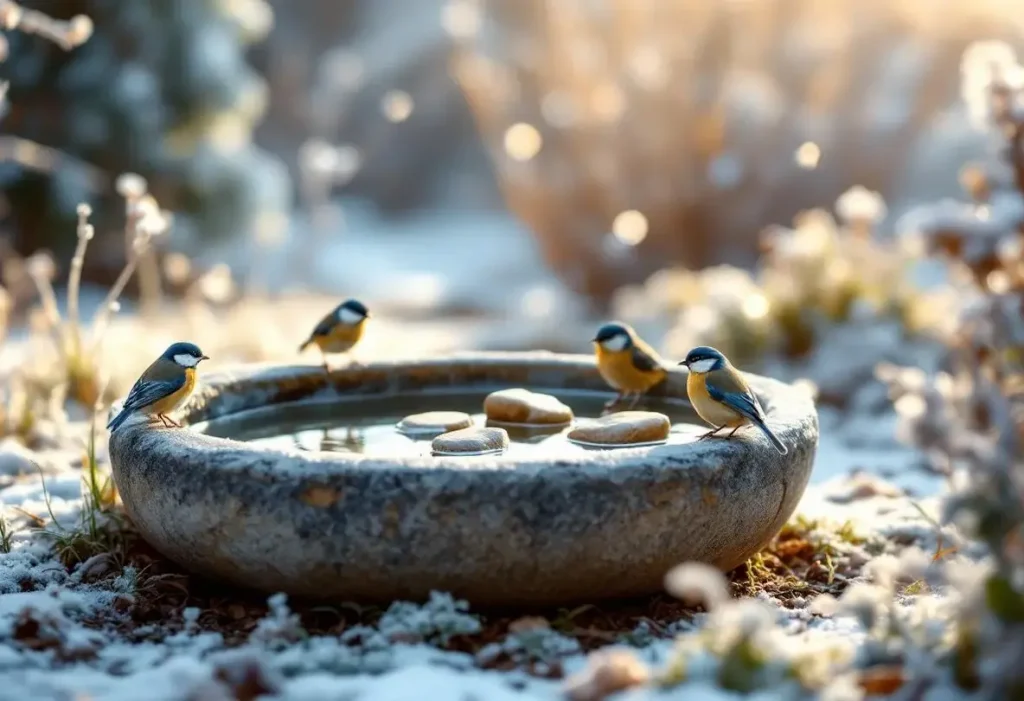 Cet objet du quotidien validé par la LPO empêche l’eau des oiseaux du jardin de geler tout l’hiver, sans aucune électricité