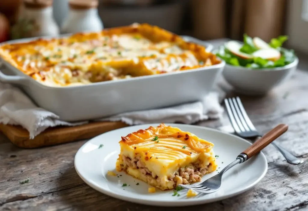 Moelleux, fondant et hyper pratique : ce clafoutis pommes de terre-thon express va vous sauver la vie les soirs de flemme