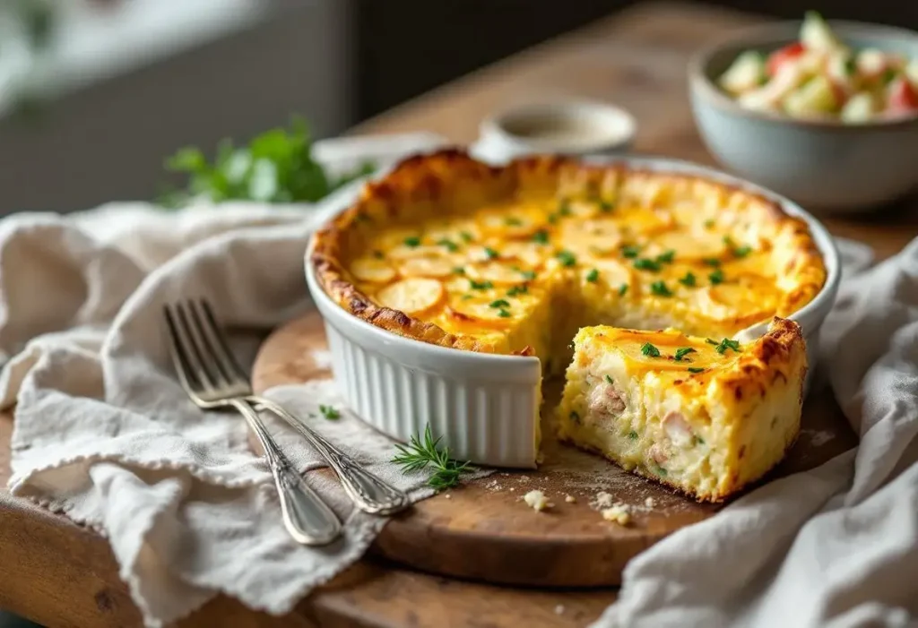 Moelleux, fondant et ultra pratique : un clafoutis pommes de terre-thon express vous sauvera la vie les soirs de flemme