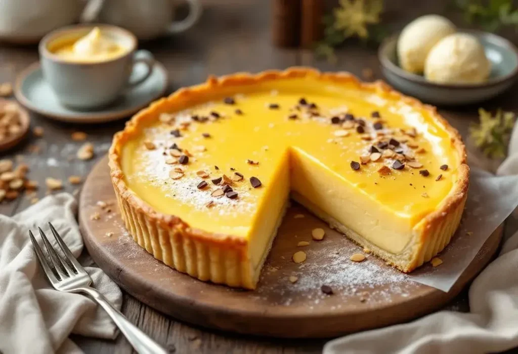 Plus rapide qu’un flan et aussi délicieuse qu’en boulangerie : cette tarte fondante express, ultra moelleuse