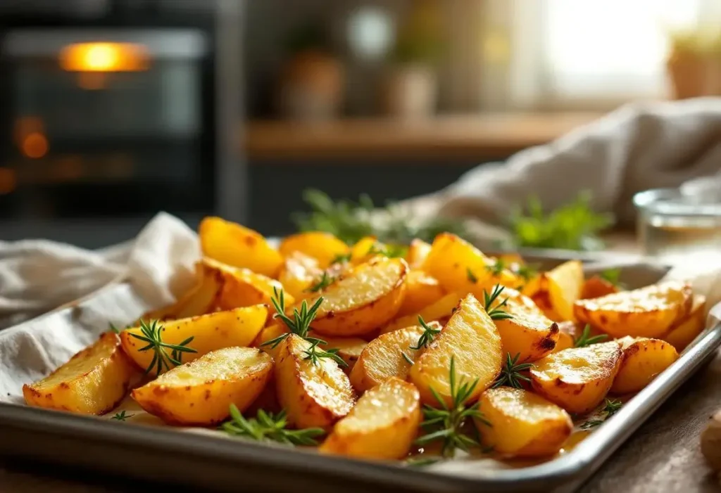 Pommes de terre au four : l’astuce toute simple pour les rendre bien croustillantes, à tous les coups
