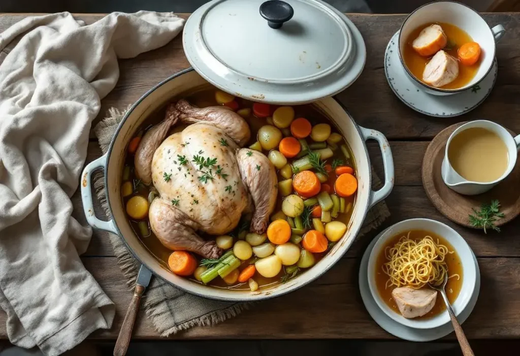 Recette de poule au pot comme chez ma grand-mère !