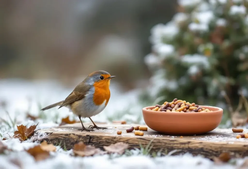 Rouges-gorges : ces deux aliments tout simples au jardin cet hiver les font revenir sans cesse près de vous