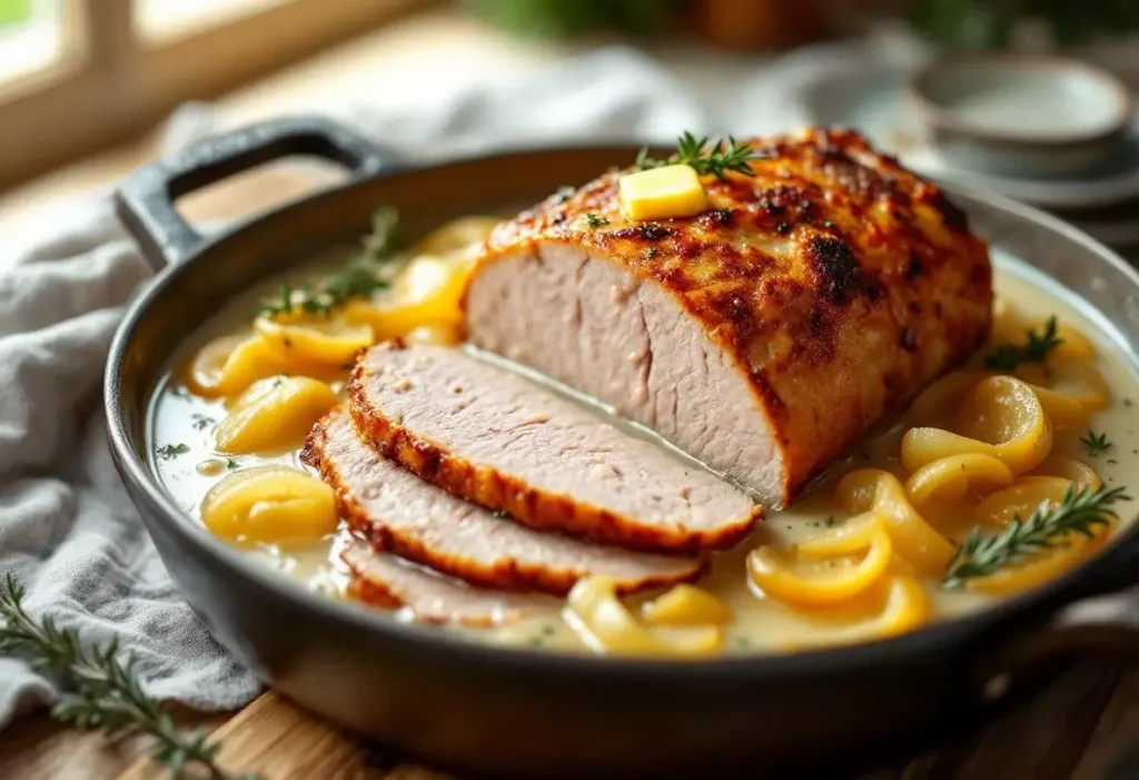 Ce rôti de porc cuit au lait est si fondant qu’on le déguste à la cuillère