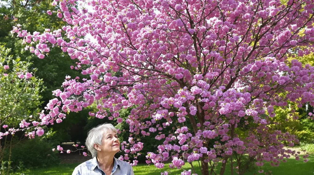 Cet arbre grandit aussi vite que le bambou, mais son véritable atout, c'est sa floraison spectaculaire