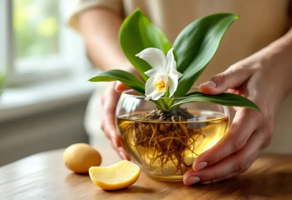Orchidée : faites-la fleurir rapidement grâce à une pomme de terre