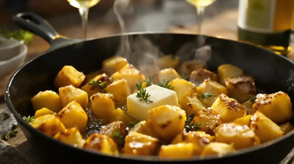 Ajoutez-le aux pommes de terre pendant la cuisson : elles deviennent ultra fondantes, encore plus savoureuses et délicieusement parfumées