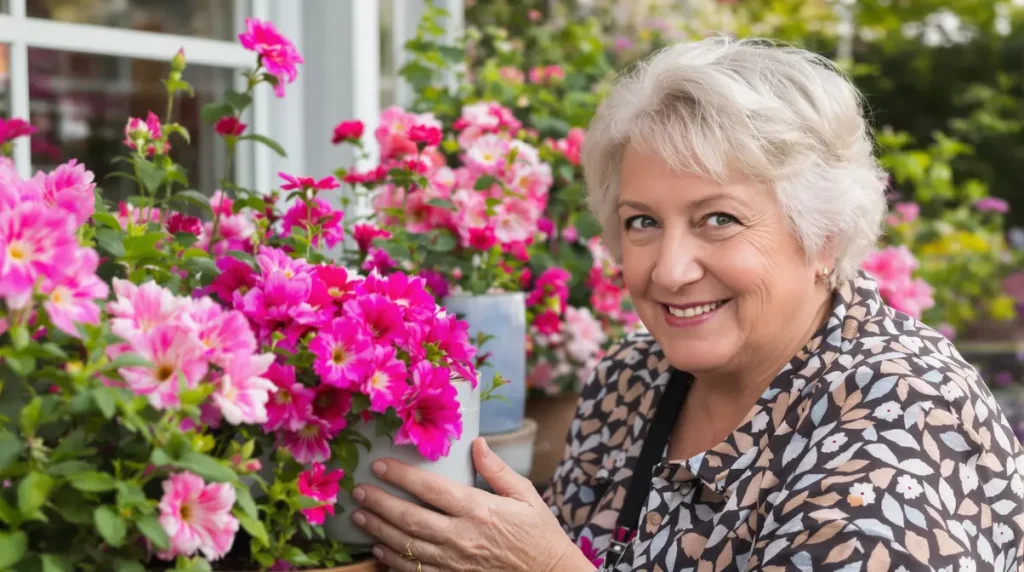 Cette petite vivace rose, très facile, illumine bordures et pots tout l’été et transforme un jardin triste en scène chic