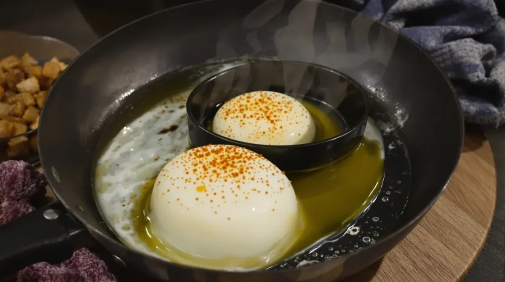 J’ai troqué l’huile et le beurre dans mes œufs frits : un plat plus léger mais tout aussi gourmand