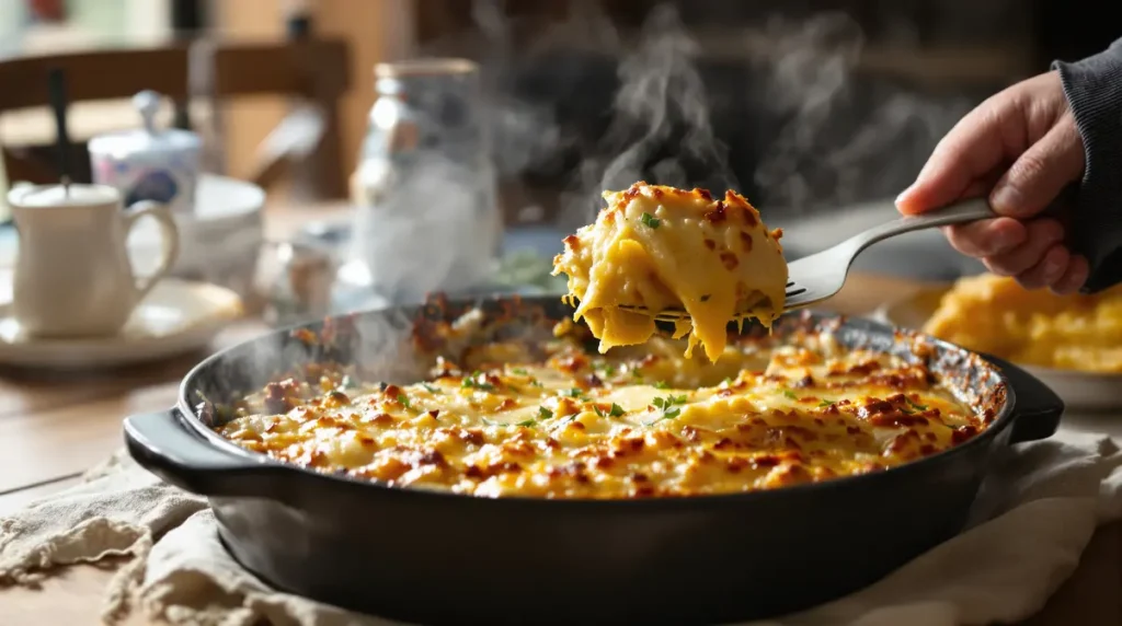 « Je le prépare la veille et il est encore meilleur une fois réchauffé » : la recette du hachis parmentier poulet-poireaux qui ne sèche jamais