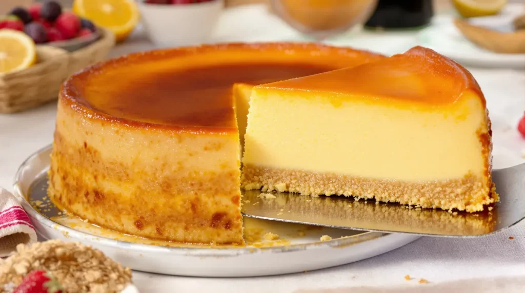 Le flan pâtissier de Laurent Mariotte